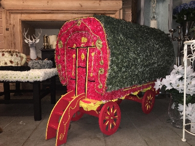 Traditional gypsy wagon