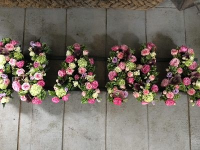 Hydrangea and rose letters