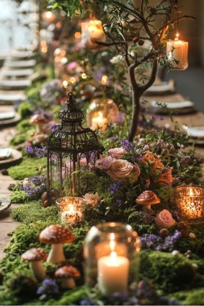 Enchanted Forest Tablescape