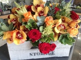 Rose and Orchid box