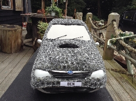 3D Subaru Car Funeral Tribute