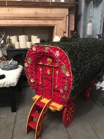 Traditional gypsy wagon