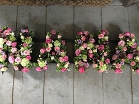 Hydrangea and rose letters