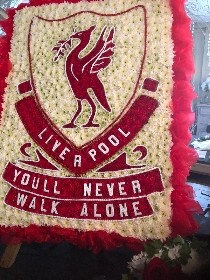 Liverpool you'll never walk alone badge