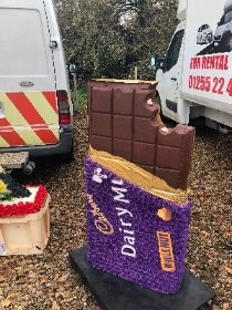 4ft Cadbury whole nut bar