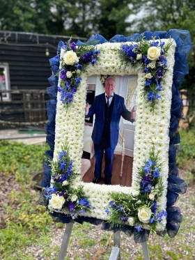 Navy blue 3ft by 2ft