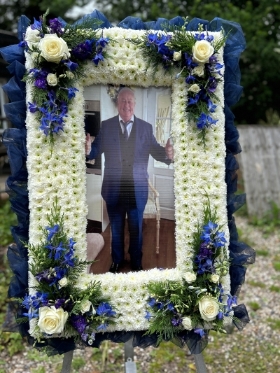 Navy blue 3ft by 2ft