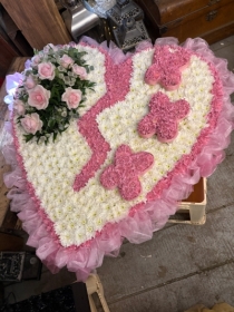 Pink broken heart