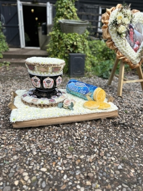 Royal Crown Derby Tea cup and biscuits