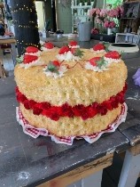 Strawberry Sponge Cake